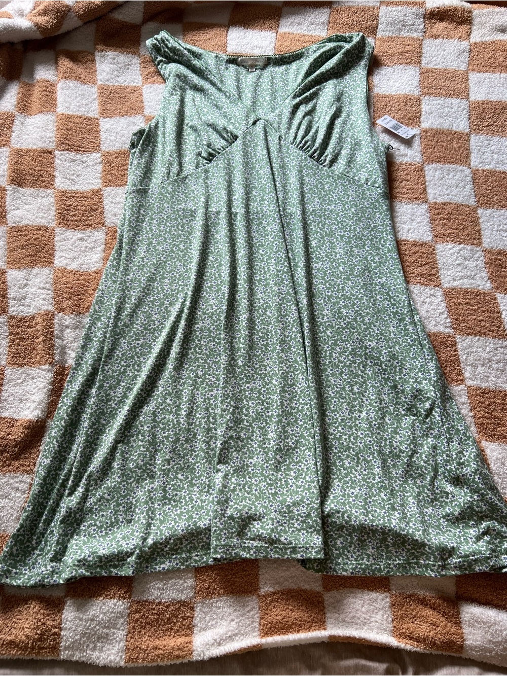 Wallflower Green Floral Dress